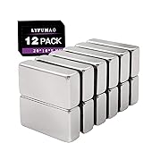 LYFUMAG 12 Pack Neodymium Magnets Strong, 20x10x5mm