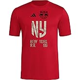 Adidas Mens New York Red Bulls Pre-Game Short Sleeve T-Shirt
