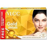 VLCC Gold Facial Kit + FREE Rose Water Toner | 300gm + 100ml
