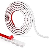 Flexible Molding Trim Self Adhesive Decorative Trim Molding Peel and Stick Border for Mirror Frame Backsplash Tile Cabinet Ceiling Furniture Wall Edge Home DIY Decoration (White, 15mm/10ft)