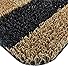 Gardenbyrd – Door Mats Outside Made with Plastic Doormat Grass Fibers, Black, Tan, 18 x 30