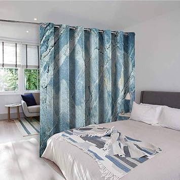 Amazon Com Marble Thermal Gromets Curtain Bedroom Drapes