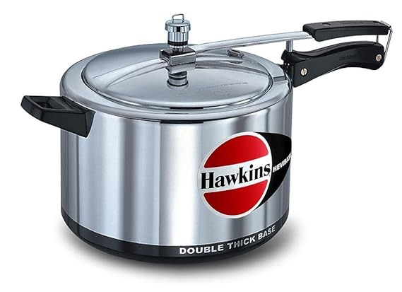 Hawkins Ekobase Aluminum Pressure Cooker, 8 Litres