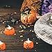 18PCs Halloween party favors 3D Pumpkin Flameless Candle Battery Operated LED Candle for Halloween Decorations,Themed Party Supplies,1.9