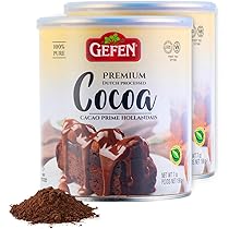 Gefen 100% Pure Premium Dutch Processed Cocoa 7oz (2 Pack), Kosher