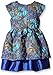 PIPPA & JULIE Girls' Brocade Bow Bodice Dress