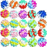 12PCS Push Pop Fidget Toy Fidget Ball, Multicolor