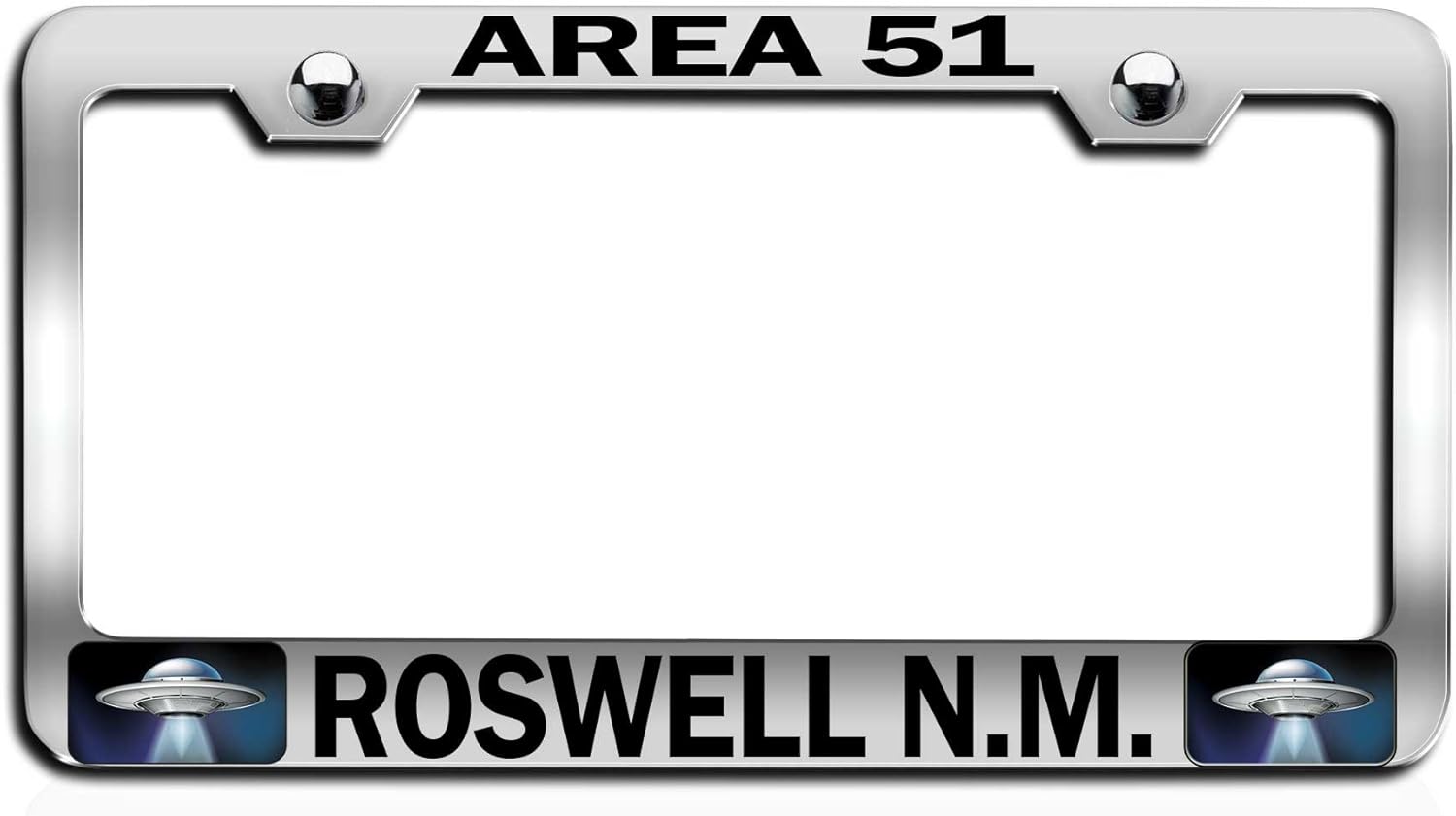 Makoroni Area 51 Roswell N.M. Alien Chrome Auto SUV Steel