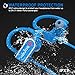 Bluetooth Earbuds,Best Wireless Sport Headphones Hbuds H1 w/ Mic IPX7 Waterproof HD Stereo for Running Workout Gym 9 Hour Long Battery Life Noise Cancelling Headsets Comfortable Secure Fit (Blue)
