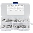 Kit 195 Tornillos De Cabeza De Rosca UNC A2 Acero Inoxidable - Bolt World - Surtido Hexagonal