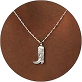 GUOKE Silver Necklace for Women, 14K White Gold Plated Dainty Infinity Bead Star of David Starfish Sun Hummingbird Butterfly Flower Palm Tree Plane Sunflower Pendant Necklaces Simple Jewelry