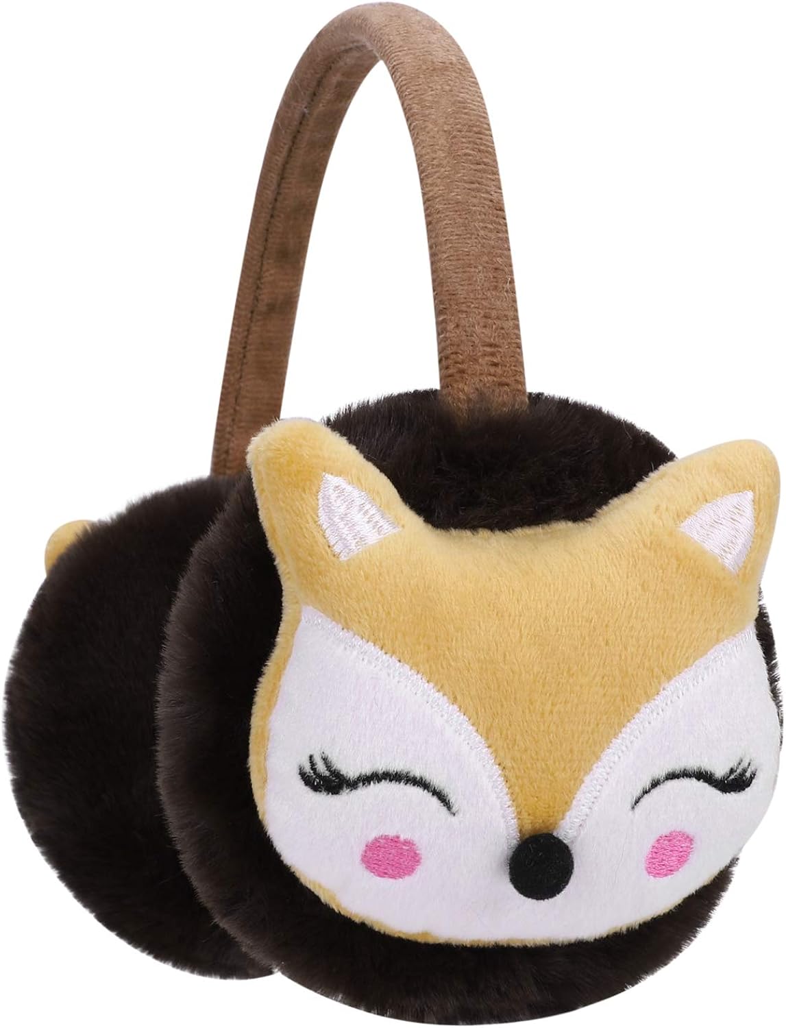 Fuchs-Ohrenschützer – Verstellbarer Ohrenwärmer Aus Plüsch, Für Kinder & Erwachsene Im Winter