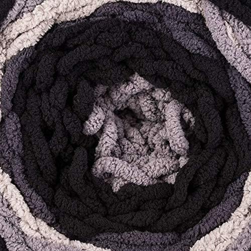 Bernat Blanket Stripes Knitting Yarn/Wool 300g - 76001 Graphite
