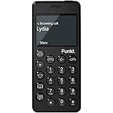 Punkt. MP02 4G LTE Minimalist Mobile Phone - Unlocked Cell Phone with Nano-SIM, Wi-Fi Hotspot, 2GB RAM+16GB Storage, Bluetoot