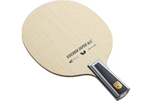 Butterfly Viscaria Super ALC Table Tennis Blade - Super Arylate-Carbon Fiber Blade - Professional Butterfly Table Tennis Blade - Traditional or Reverse Backhand Chinese Penhold Handle Style - Made in
