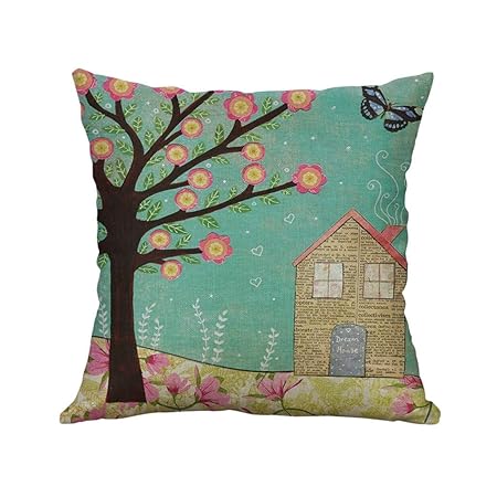 TTLOVE GroßE Baumkissenumarmung KissenhüLle Dekokissen Fall Throw Pillow Covers BettwäSche FüR Autos Sofakissen Kinder Zimmer