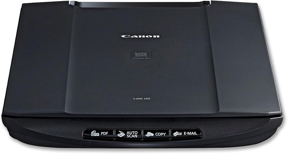 Canon CanoScan LIDE 110 Flatbed Scanner Black