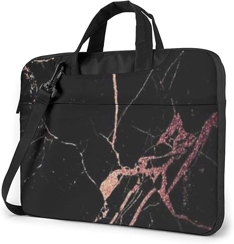 black and gold laptop bag