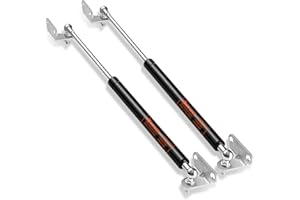 Dukuge Gas Struts 15 inch 10lbs with Mounting Brackets for RV Cabinet Door, Universal Gas Shocks Spring Lift Strut 15in for TV Cabinet Toy and Trailer Tool Box Lid Trap Door and DIY Project, Set of 2