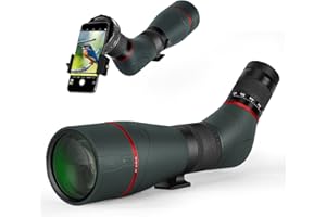 LANDOVE Spotting Scopes 20-60X85ED Spotting Scope BAK4 Prism - Waterproof Field Scope for Birdwatching Target Shooting Archery Hunting