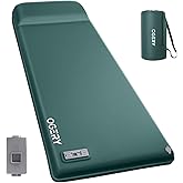 OGERY Self Inflating Sleeping Pad with Electric Pump, 3.15" Ultra-Thick Memory Foam Camping Pad, 4 Season Camping Mattress Pad with Built-in Pillow, Camping Essentials Gear for Tent Travel Car