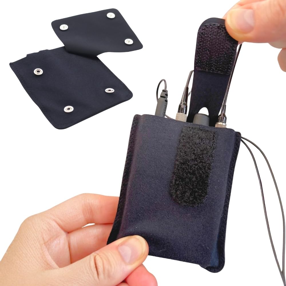 URSA Live Pouch: Premium Belt & Instrument Strap Pouch for Wireless Transmitters & Receivers. Quick and secure removal and attachment. Compatible with Line 6, Sennheiser, Shure & More (Medium)