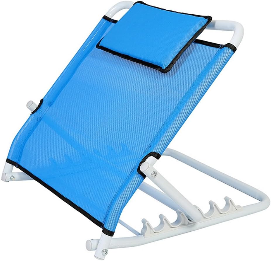 ZHDC® Adjustable Back Rest Bed Support with Head Cushion Backrest bracket Care Products The elderly 52*55*55cm Durable, rust-proof