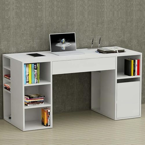 سعر Home gallery office desk 75x60x145 white فى مصر | بواسطة امازون مصر ...