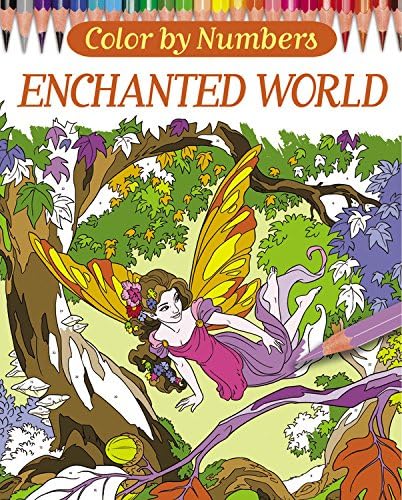 Color by Numbers: Enchanted World (Arcturus Coloring Books)