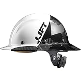 LIFT SAFETY Dax Carbon Fiber Full Brim Hard Hat | Safety/Construction Helmet w/ 6 Point Suspension for Comfort & Impact Protection