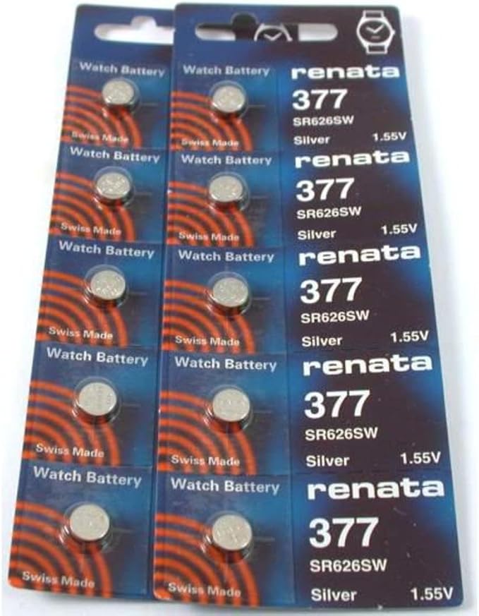 377 Renata Watch Batteries 10Pcs Home Audio & Theater
