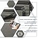 VENTURE 4TH Slim Minimalist Design RFID Money Belt with RFID Blocking Sleeves, for Men and Women – Ideal for Keeping Your Cash, Credit Card, Passport, Phone Secure When Traveling - Gray
