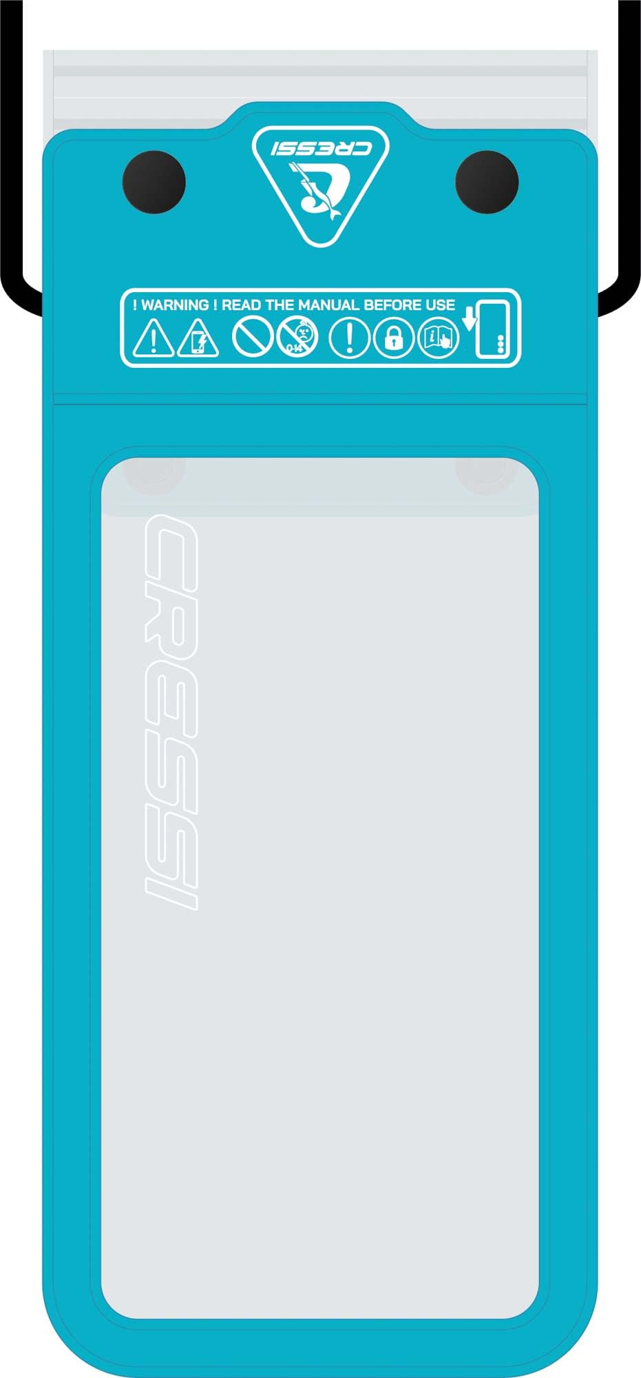 Cressi Jimmy Phone Case Turquoise - Soft Waterproof Mobile Phone Case, Turquoise, 7'', Adult Unisex