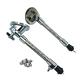 TUOREN 1 Pair Bass Drum Spurs Legs 360° Adjustable