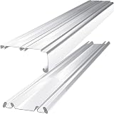 SPACEPRO 4 Door Sliding Wardrobe with Mirror | Modern White Frame view 6