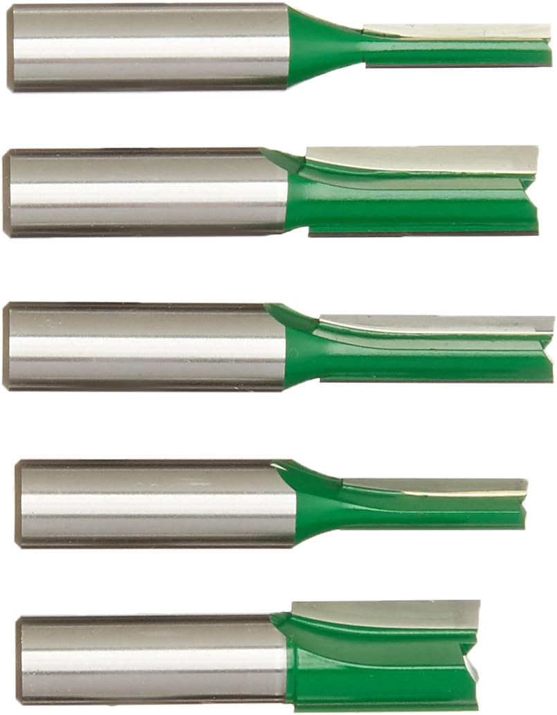 Trend CraftPro 5 Piece Mortise & Tenon Router Bit Starter Set, Imperial, 1/2 Inch Shank, Tungsten Carbide Tipped - Image 3