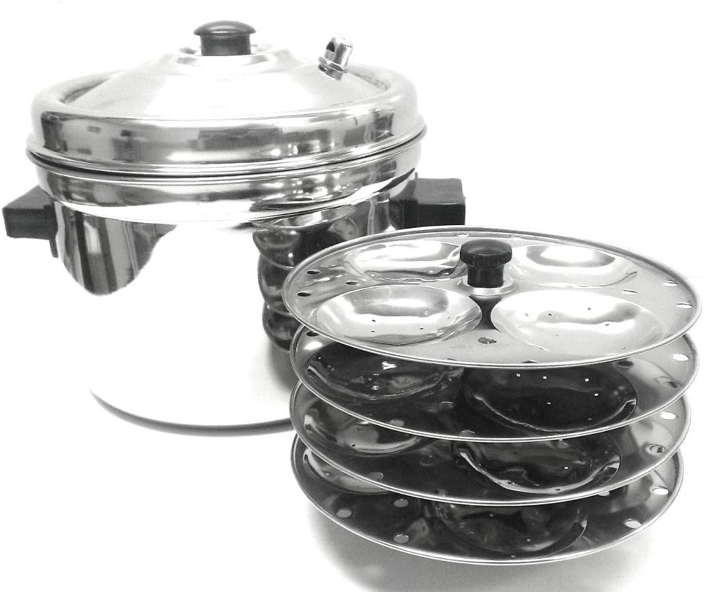 Happy Home Stainless Steel Idli Cooker Idli Maker (4 Rack)