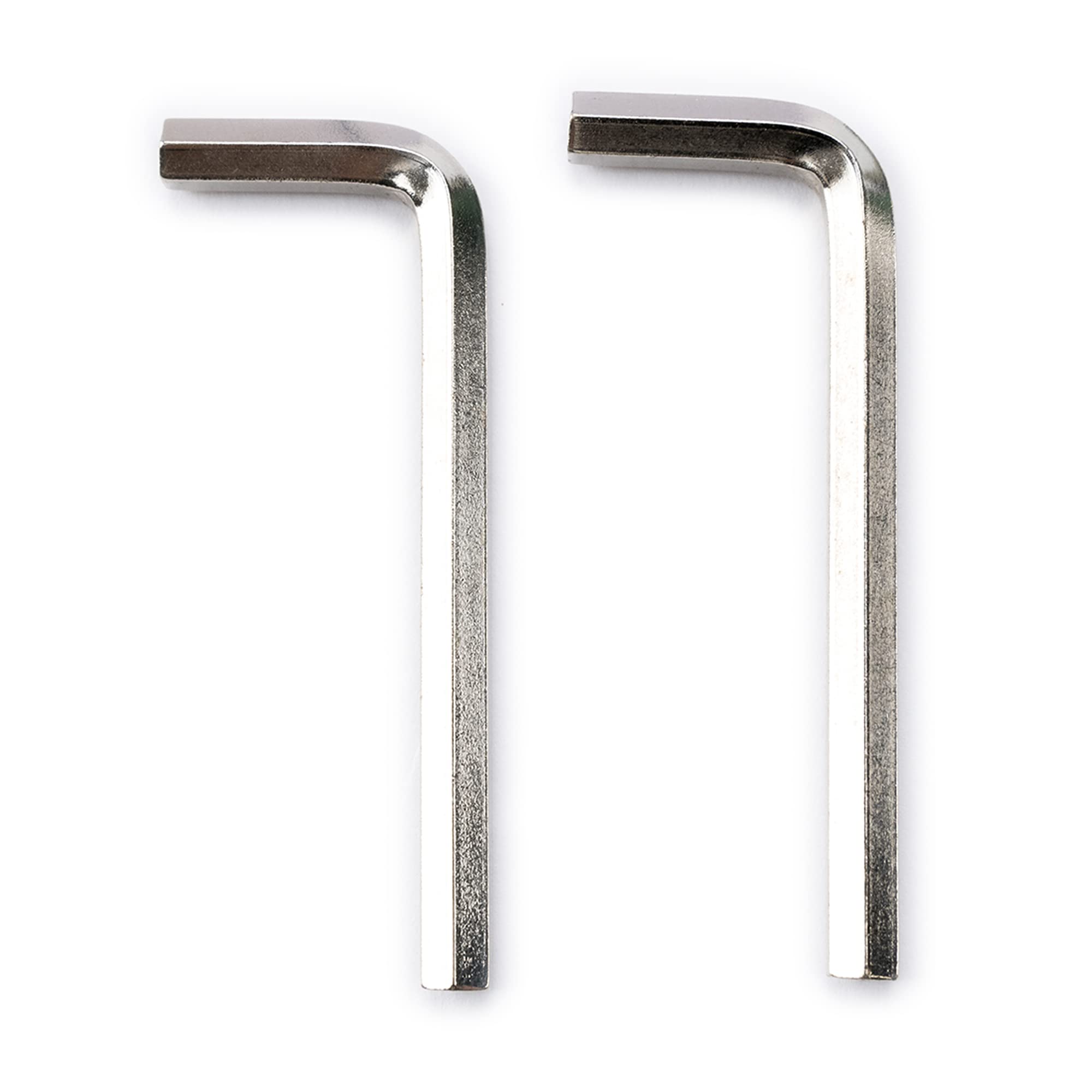 Musiclily Basic Metric 5mm Steel Guitar Truss Rod Allen Key Hex Wrench, Nickel (Set of 2)