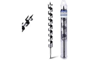 1-1/2 inch X 23.6 inch Auger Bit for Wood, 38x600mm Hex Long Auger Drill Bit for Wood,Ship, Composite Materials, Drywall and 