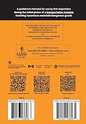 2024 Emergency Response Guidebook (ERG), Spiral