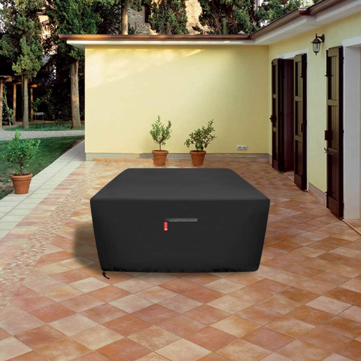 Fire Pits Gas Fire Pit Cover Square Premium Patio Outdoor Cover Durable And 100 Waterp Home Garden