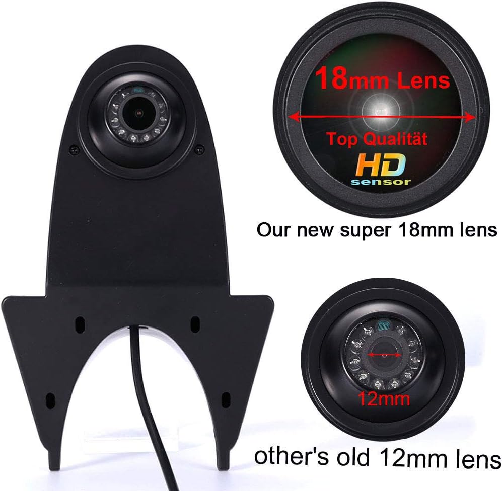 1280x720 Pixels 1000 TV Lines 3rd Brake Light Reversing Camera Brake lamp Parking for Benz Sprinter vito Viano Citroen Dacia Ford Hyundai Isuzu Iveco Mitsubishi Nissan Seat Skoda Toyota VW Crafter T5