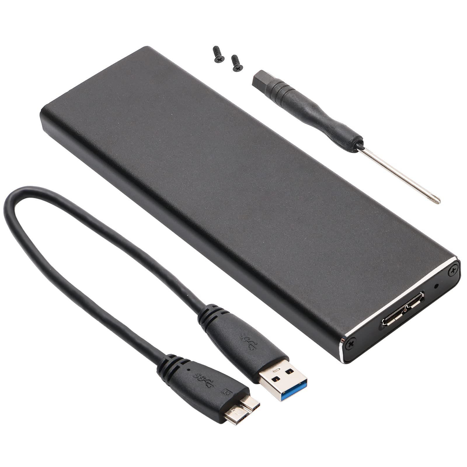 Pxyelec SSD to USB3.0 Hard Disk Enclosure External Case 6+12 Pin for 2010 2011 2012 MacBook Air A1370 A1369