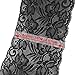 10 Yards Width 5.9 Inch (15CM) Stretch Polyester Embroidery Floral Pattern Elastic Lace Trimming DTY Craft Supply Clothing Accessories (Black)
