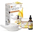 Himalayan Chandra Neti Pot Complete Sinus Cleansing System Starter Kit