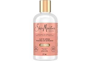 SheaMoisture Curl & Style Milk Leave-In Conditioner for thick, curly hair Coconut & Hibiscus hair conditioner with Silk Prote