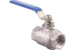 GOVALVE 2-PC Ball Valve Stainless Steel - 3/4" NPT Female Full Port Ball Valve For water oil and gas