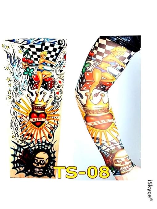 iSkyce Sportarmband Deko Tattoo für Arm Sportlich oder UVSchutz König