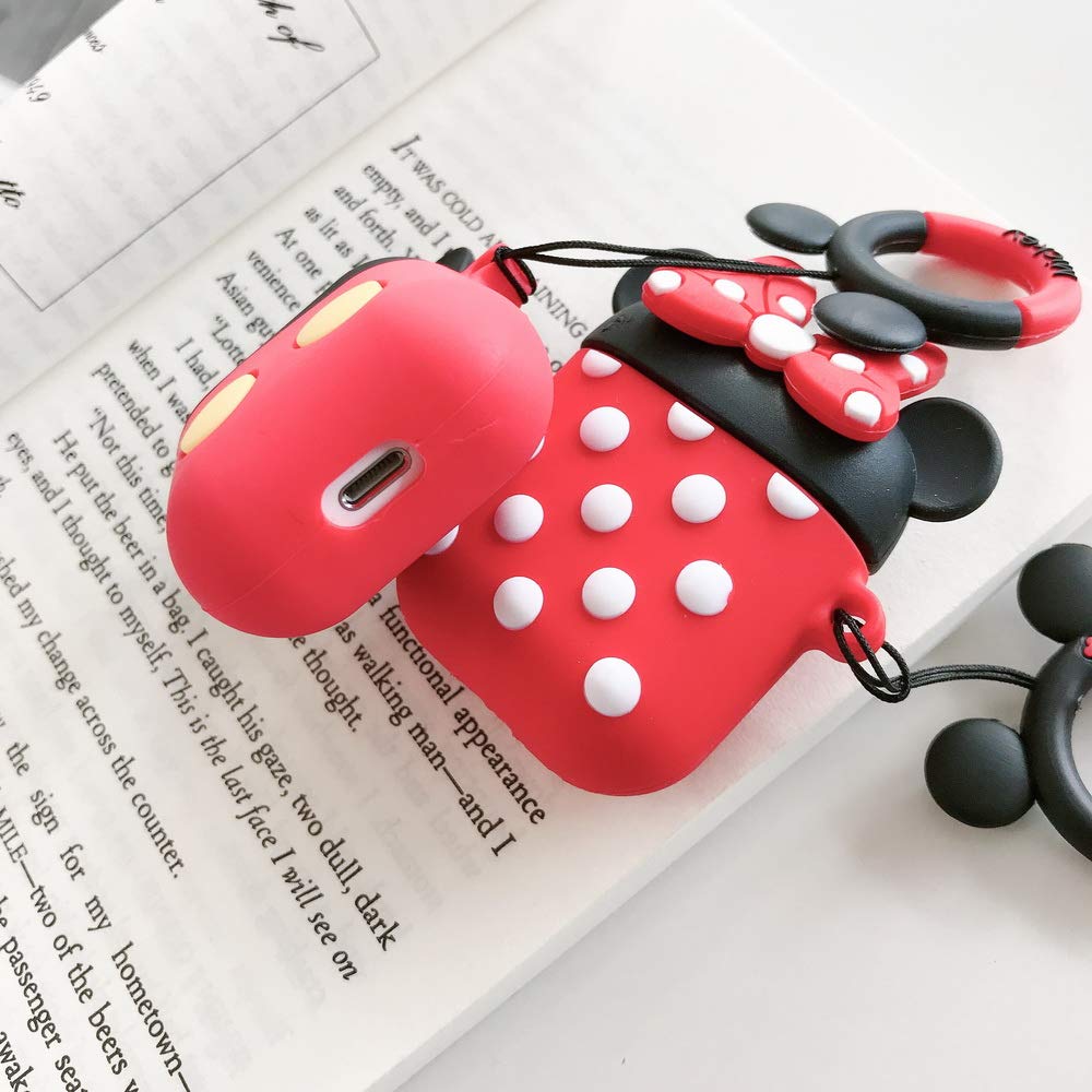 Sunguy Airpod motivo: Topolino rosso Custodia in silicone per Apple Airpods  1/2 senza fili Elettronica urban-earth.co.uk
