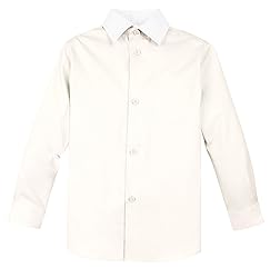 Spring Notion Big Boys' Long Sleeve Dress Shirt 7
